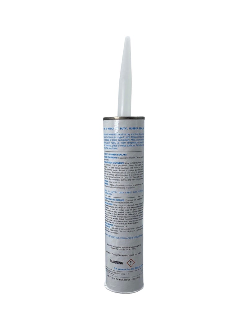 CRL C.R. LAURENCE 777BL CRL Black 777 Butyl Rubber Sealant - Image 1